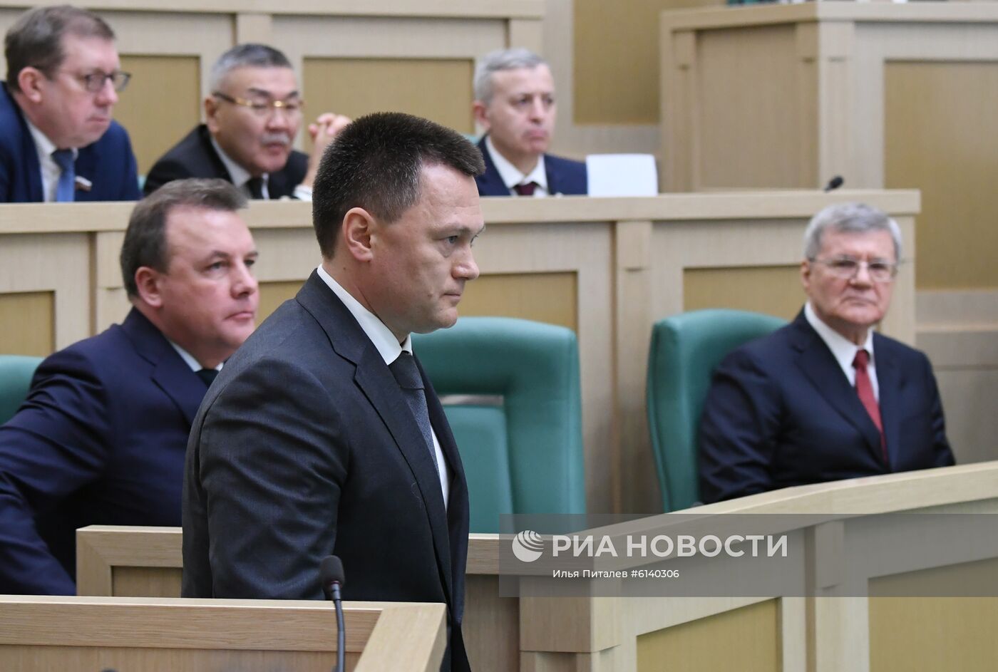 Заседание Совета Федерации РФ, открывающее весеннюю сессию