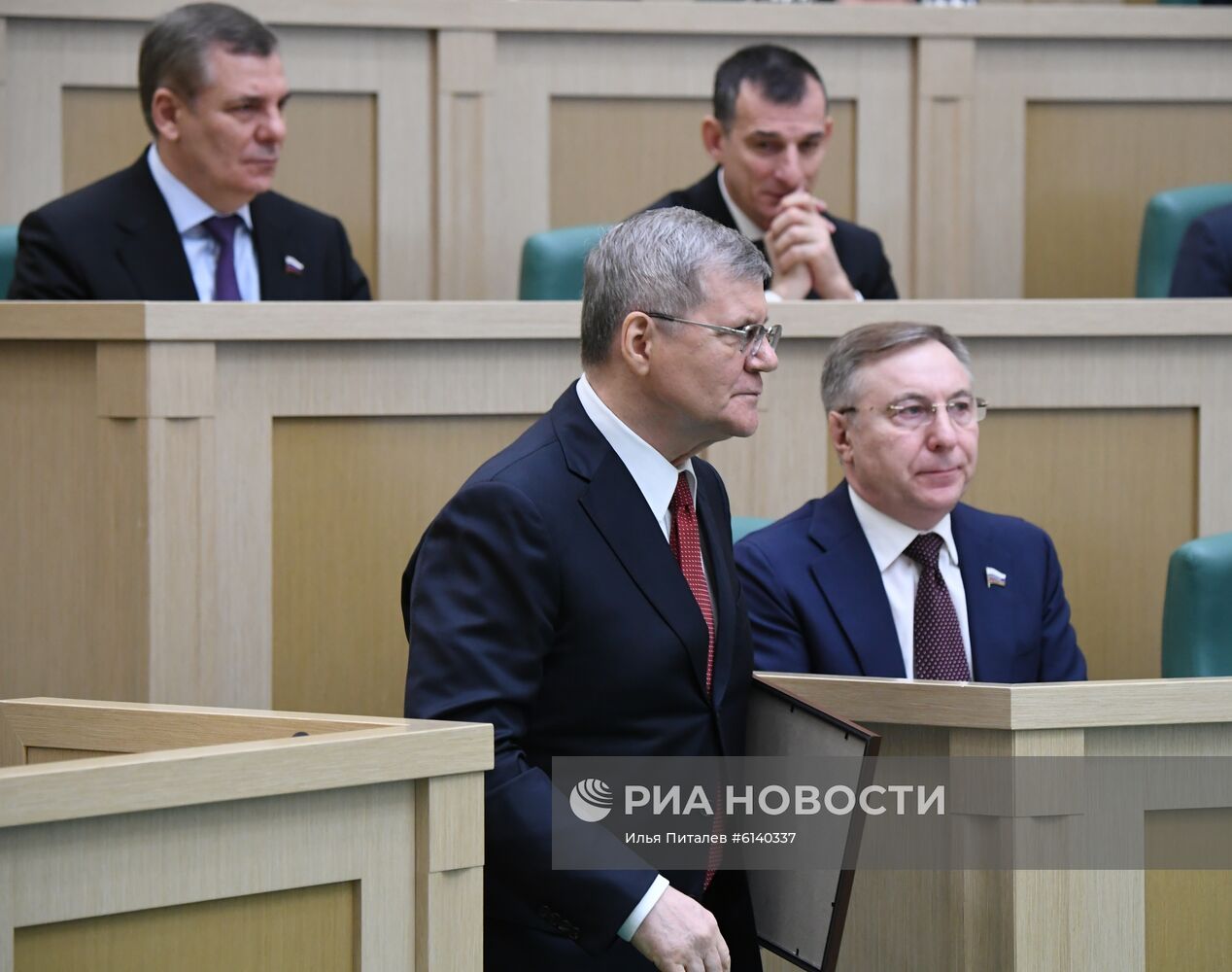 Заседание Совета Федерации РФ, открывающее весеннюю сессию