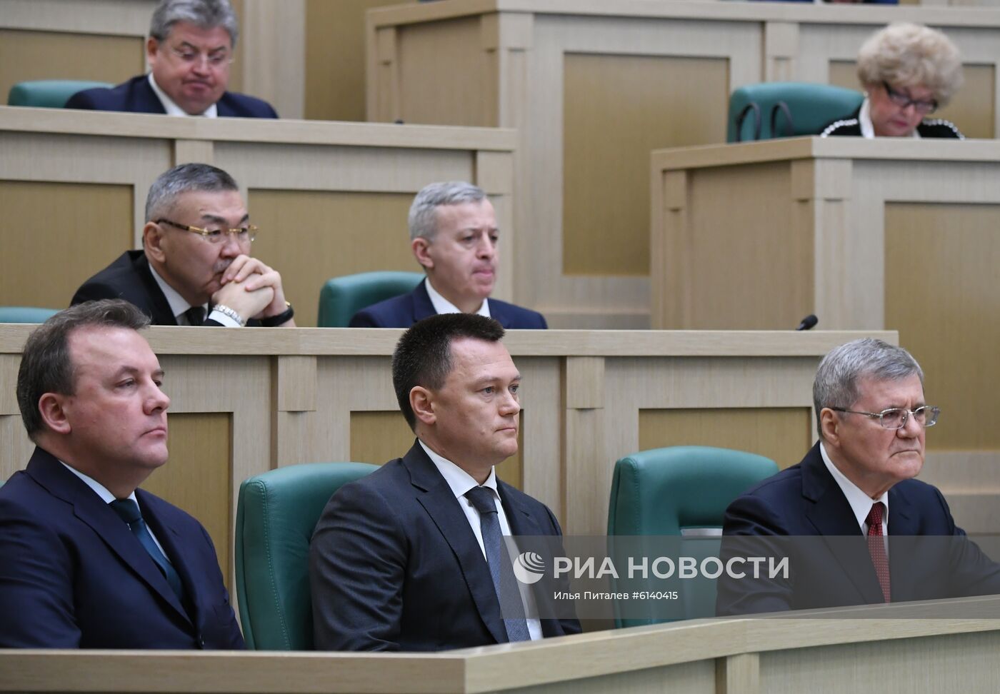 Заседание Совета Федерации РФ, открывающее весеннюю сессию