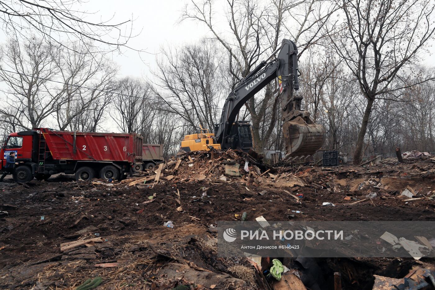 Снос деревни Терехово в Москве 