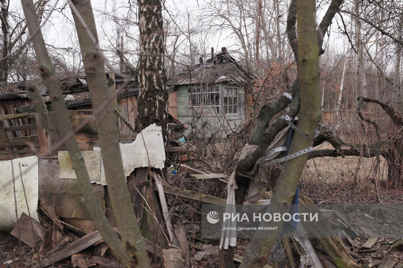 Снос деревни Терехово в Москве | РИА Новости Медиабанк