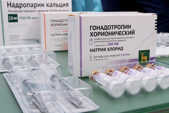 Открытие производственного корпуса Московского эндокринного завода