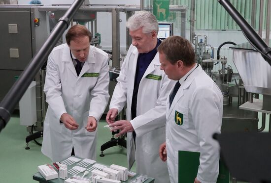 Открытие производственного корпуса Московского эндокринного завода