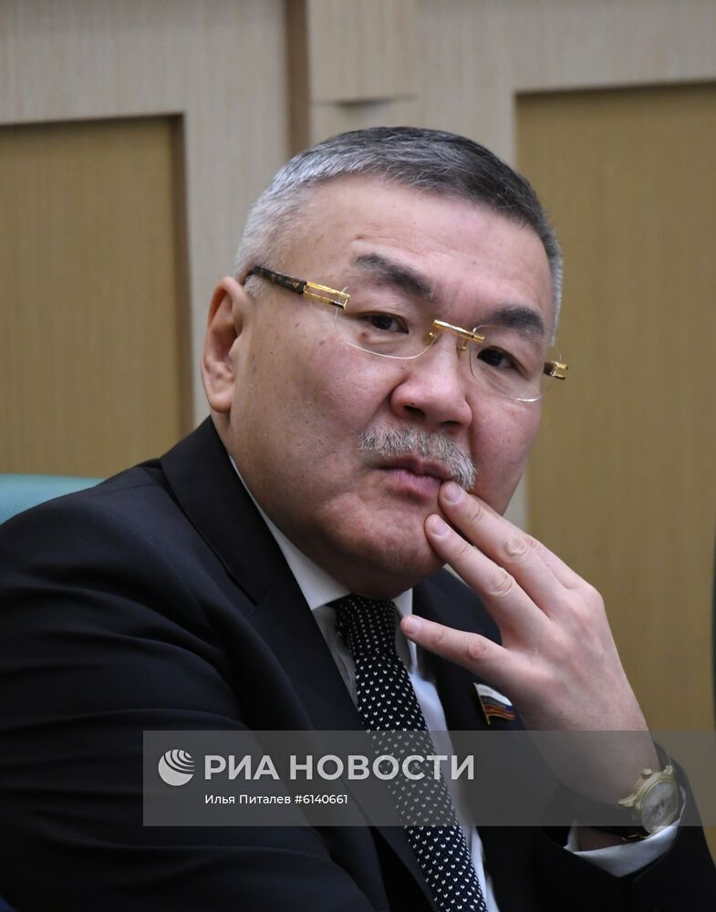 Заседание Совета Федерации РФ, открывающее весеннюю сессию