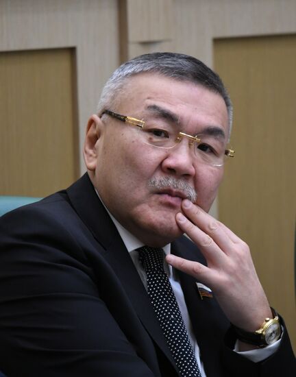 Заседание Совета Федерации РФ, открывающее весеннюю сессию 