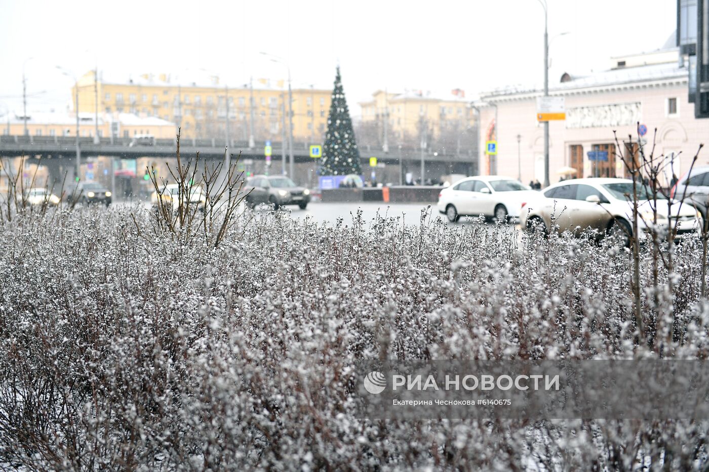 Снег в Москве