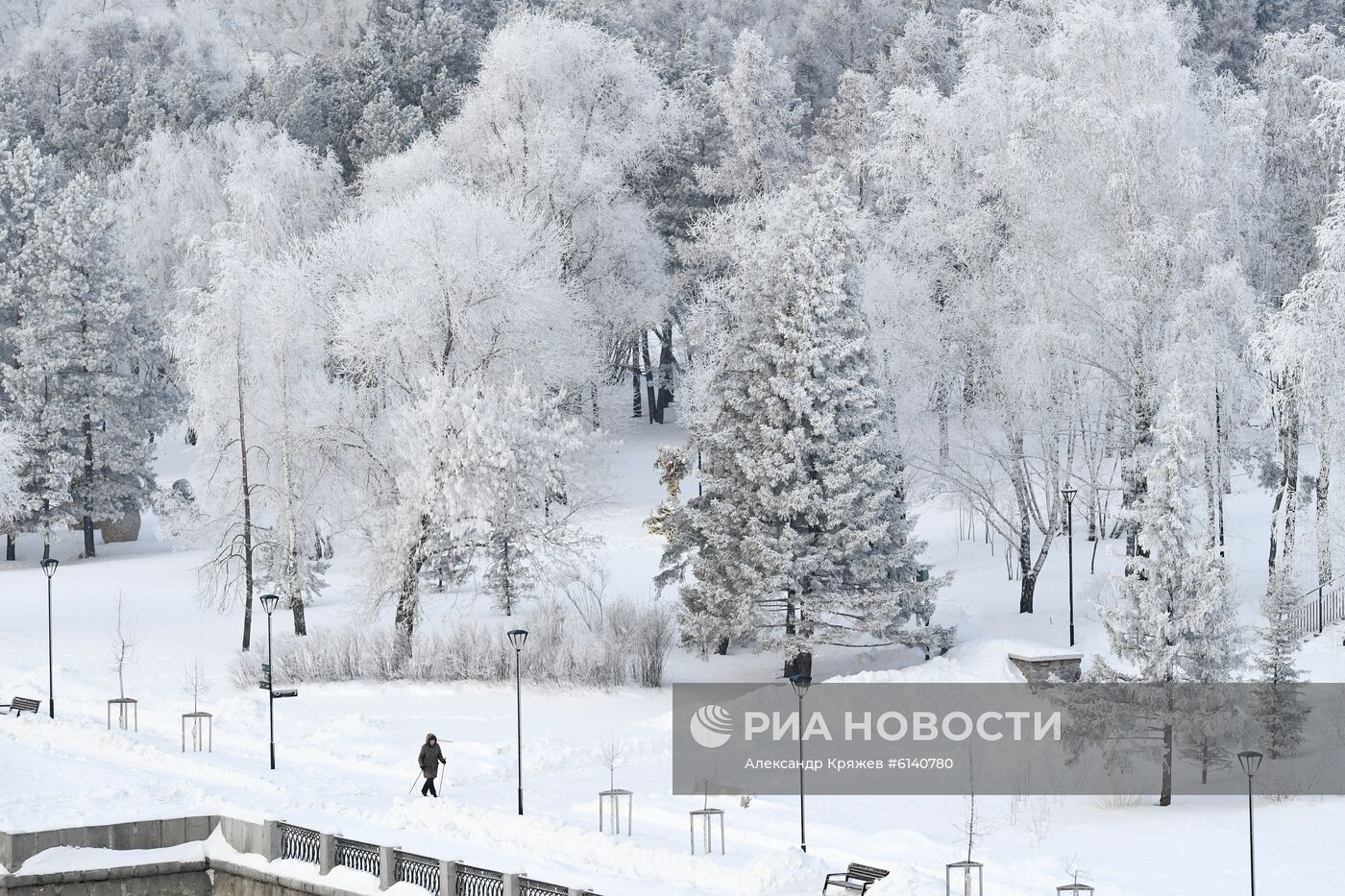 Зима в Новосибирске