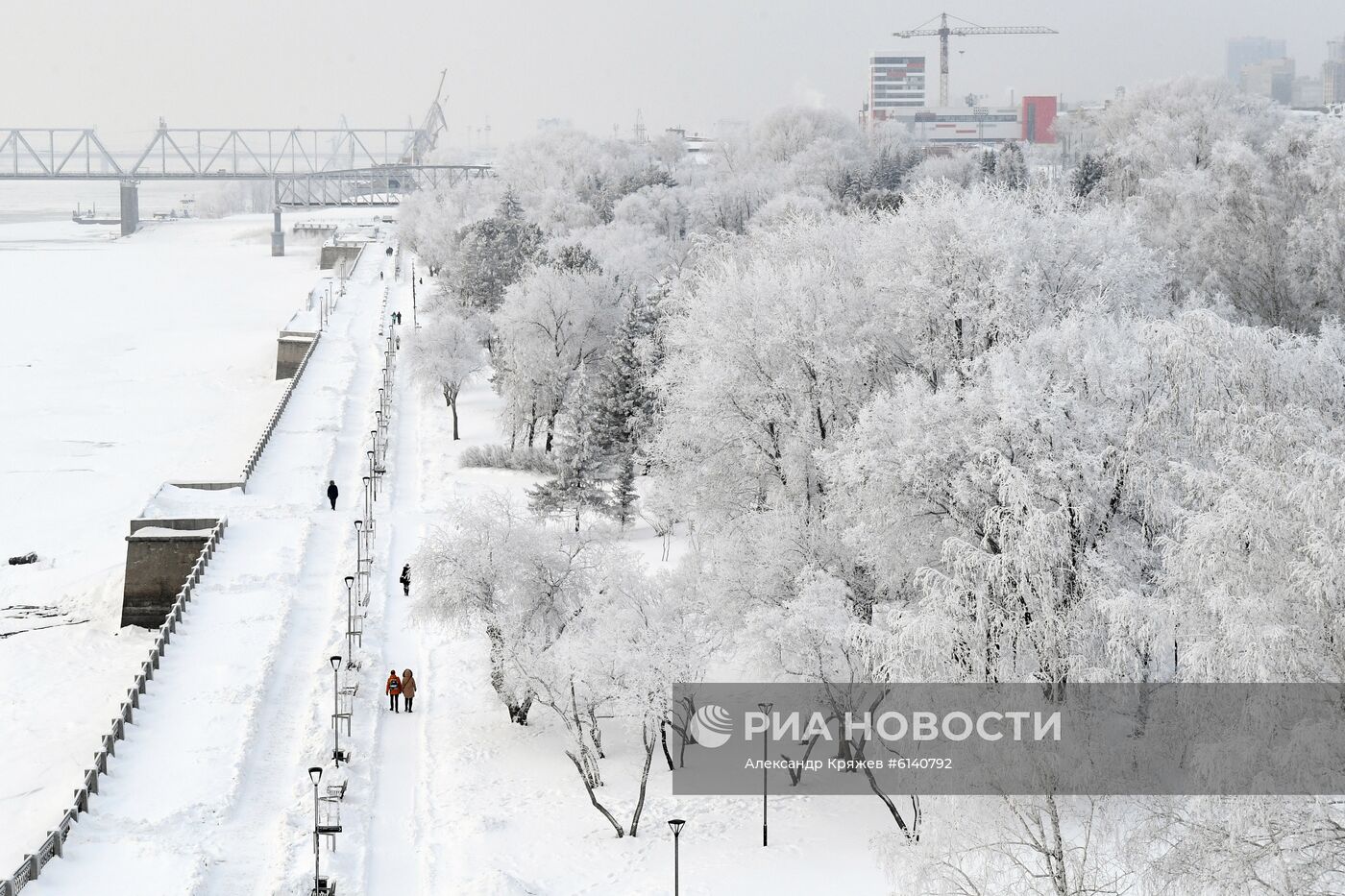 Зима в Новосибирске