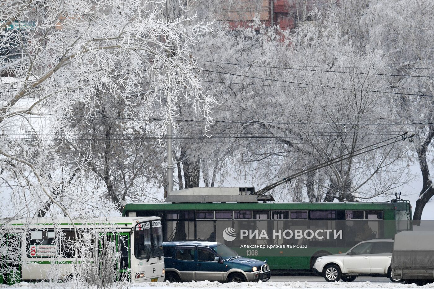 Зима в Новосибирске