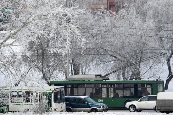 Зима в Новосибирске