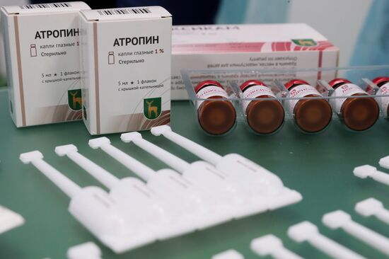 Открытие производственного корпуса Московского эндокринного завода