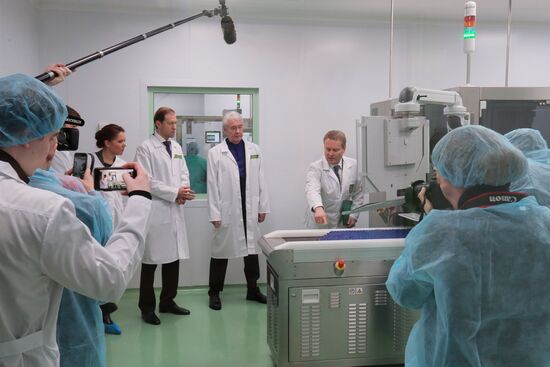 Открытие производственного корпуса Московского эндокринного завода