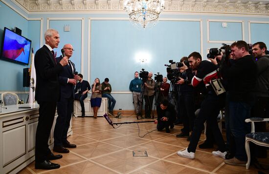 Представление нового министра спорта РФ О. Матыцина