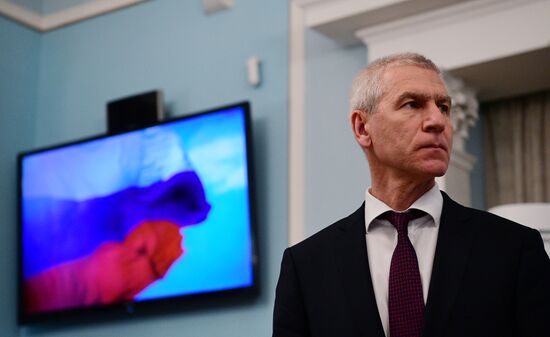 Представление нового министра спорта РФ О. Матыцина