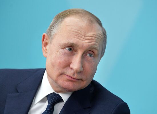 Рабочая поездка президента РФ В. Путина в Сочи