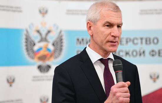Представление нового министра спорта РФ О. Матыцина