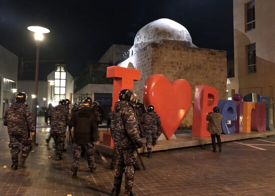 Беспорядки в Бейруте