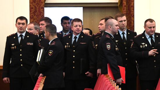 Заседание коллегии ГУ МВД России по  г. Москве