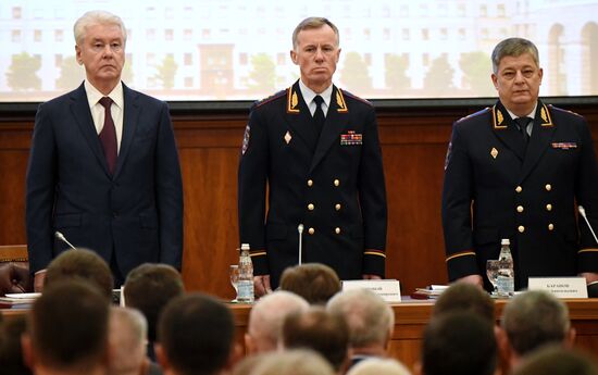 Заседание коллегии ГУ МВД России по  г. Москве