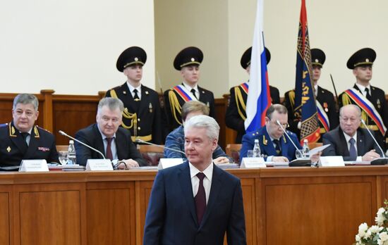 Заседание коллегии ГУ МВД России по  г. Москве