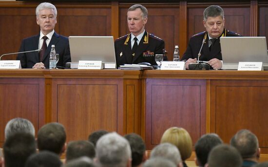 Заседание коллегии ГУ МВД России по  г. Москве