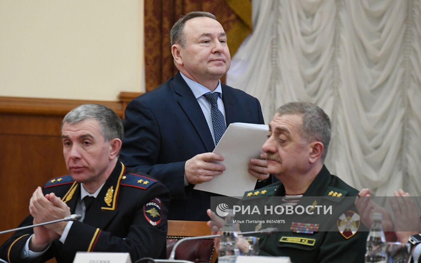 Заседание коллегии ГУ МВД России по  г. Москве