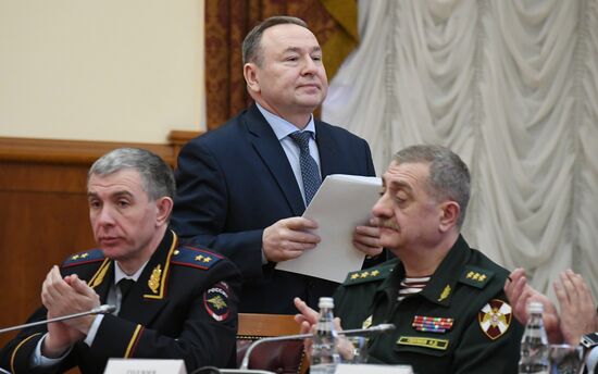 Заседание коллегии ГУ МВД России по  г. Москве