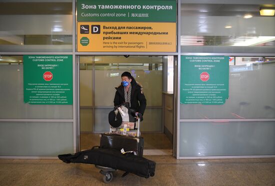Санитарный контроль усилен в аэропорту Шереметьево