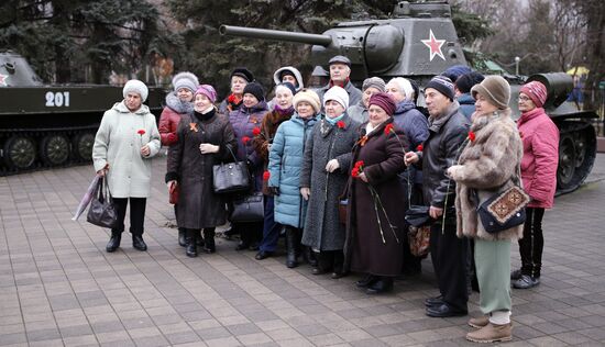 Акция "Блокадный хлеб" в Краснодаре 