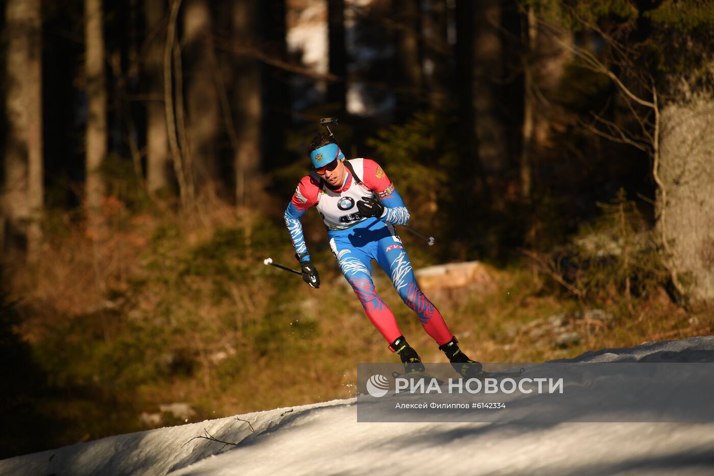 Биатлон. VI этап Кубка мира. Мужчины. Индивидуальная гонка