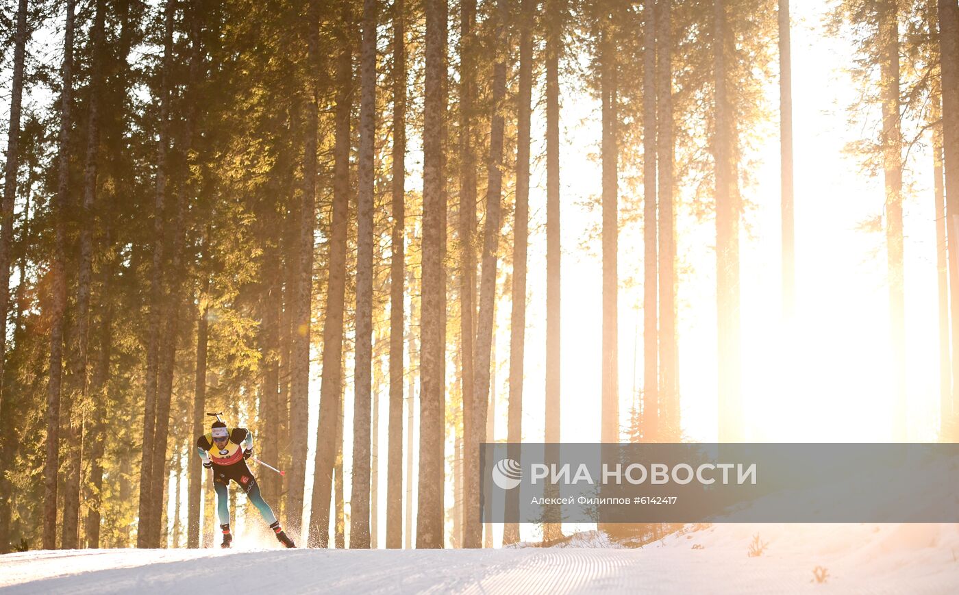 Биатлон. VI этап Кубка мира. Мужчины. Индивидуальная гонка