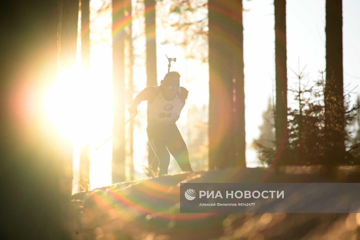 Биатлон. VI этап Кубка мира. Мужчины. Индивидуальная гонка