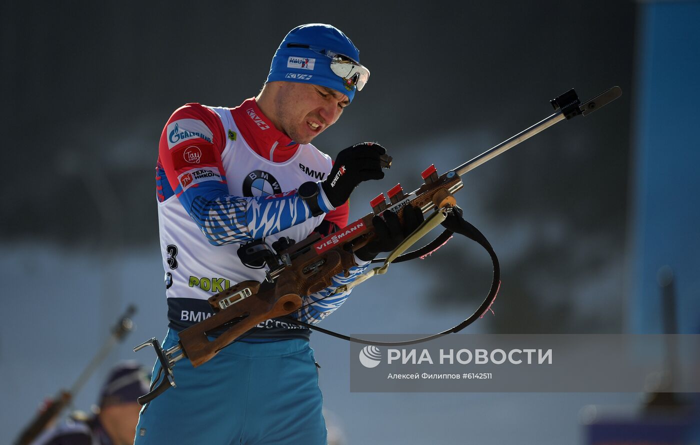 Биатлон. VI этап Кубка мира. Мужчины. Индивидуальная гонка