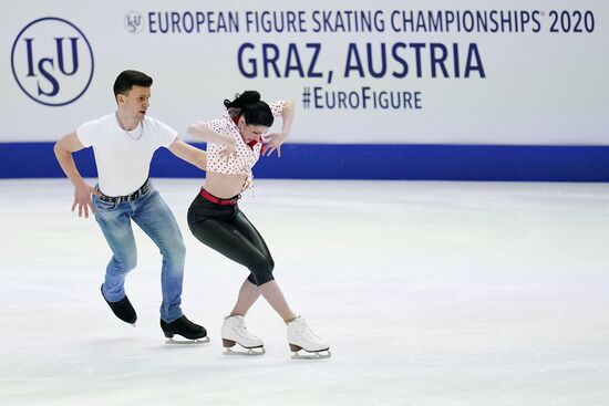 Фигурное катание. Чемпионат Европы. Танцы. Ритмический танец