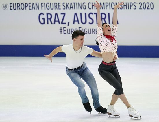 Фигурное катание. Чемпионат Европы. Танцы. Ритмический танец