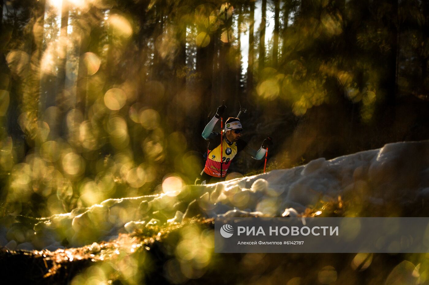 Биатлон. VI этап Кубка мира. Мужчины. Индивидуальная гонка