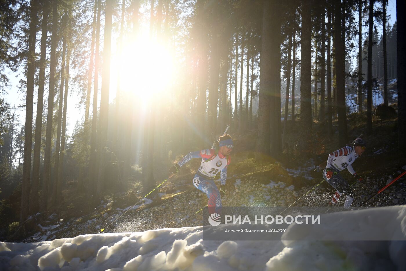 Биатлон. VI этап Кубка мира. Мужчины. Индивидуальная гонка