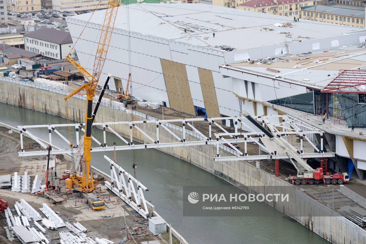 Строительство ТРЦ "Грозный Молл" в Грозном