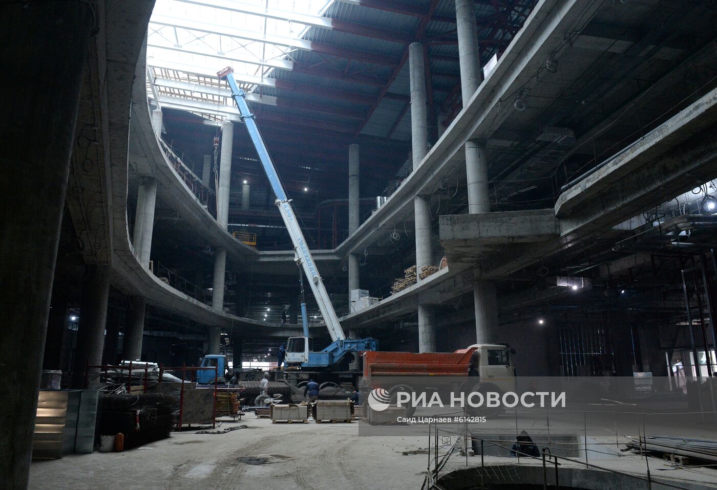 Строительство ТРЦ "Грозный Молл" в Грозном