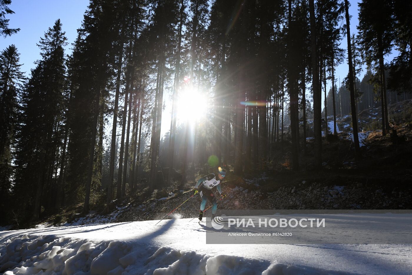 Биатлон. VI этап Кубка мира. Мужчины. Индивидуальная гонка