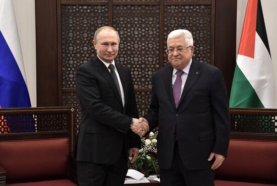 Рабочий визит президента РФ В. Путина в Государство Палестина