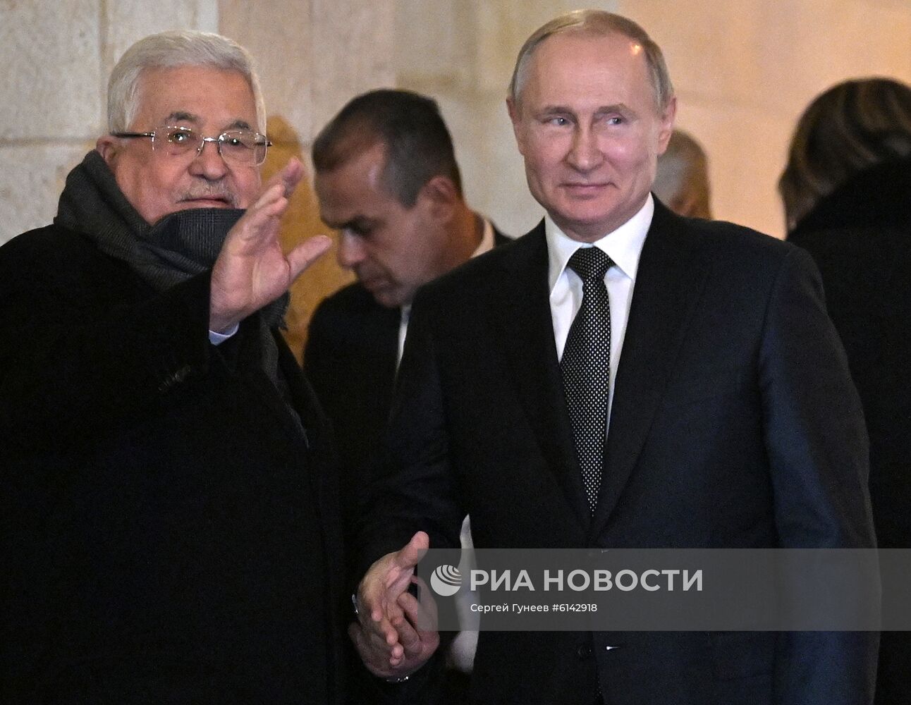 Рабочий визит президента РФ В. Путина в Государство Палестина