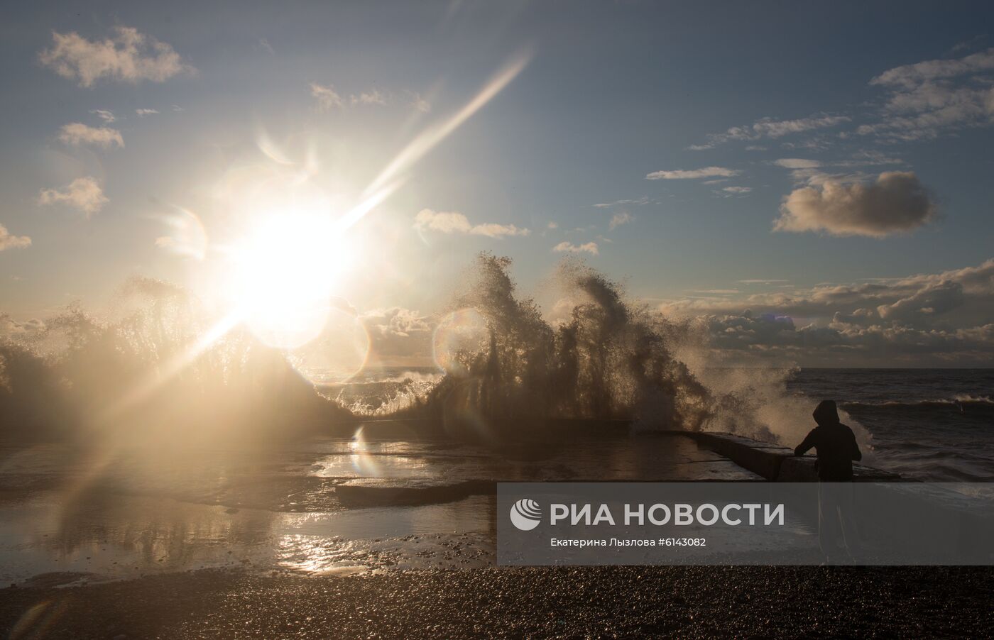 Шторм в Сочи