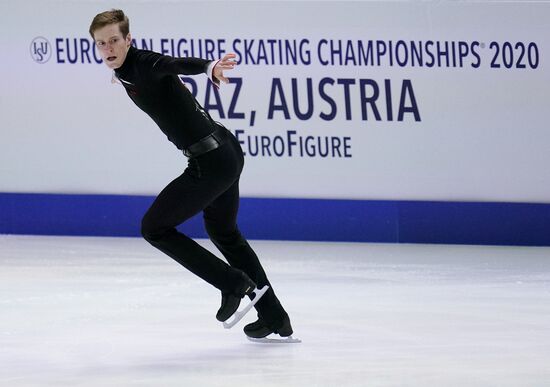 Фигурное катание. Чемпионат Европы. Мужчины. Произвольная программа
