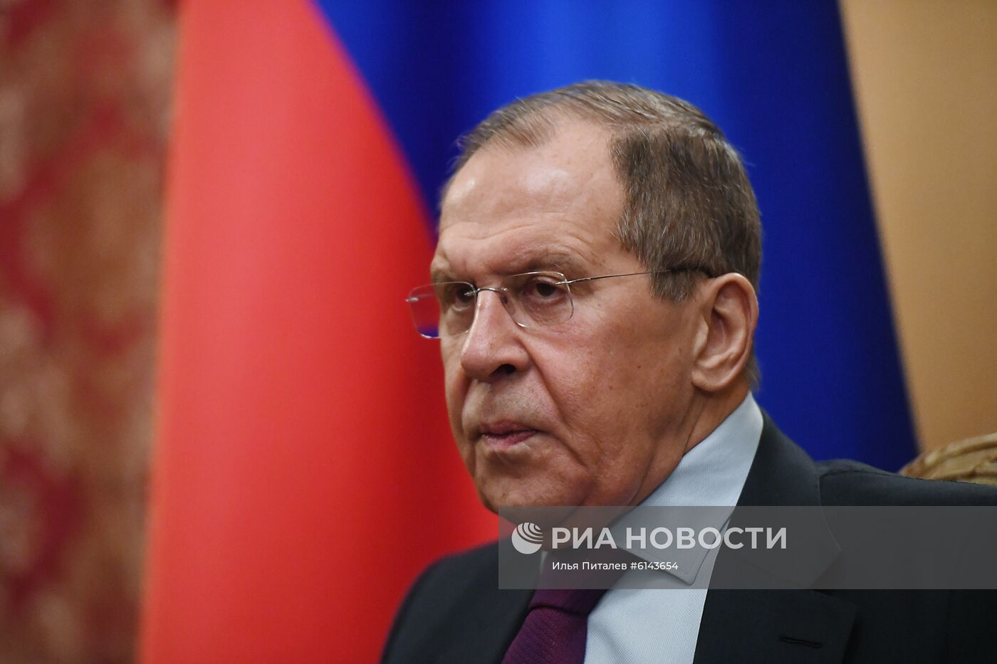 Встреча главы МИД РФ С. Лаврова и спецпосланника ОНН по Сирии и Г. Педерсена