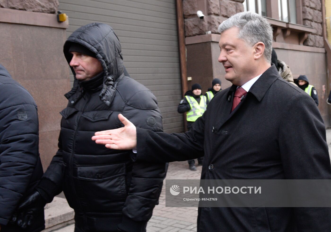 Допрос экс-президента Украины П. Порошенко