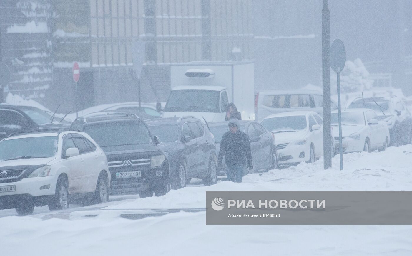 Метель в Нур-Султане