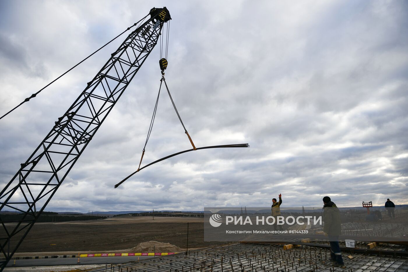 Строительство трассы "Таврида" в Крыму