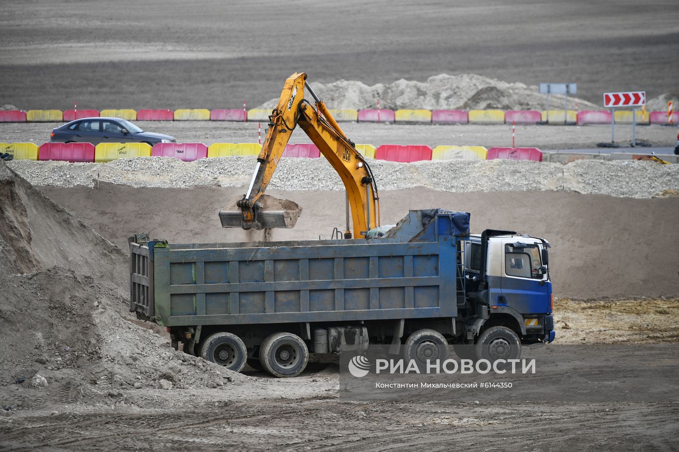 Строительство трассы "Таврида" в Крыму