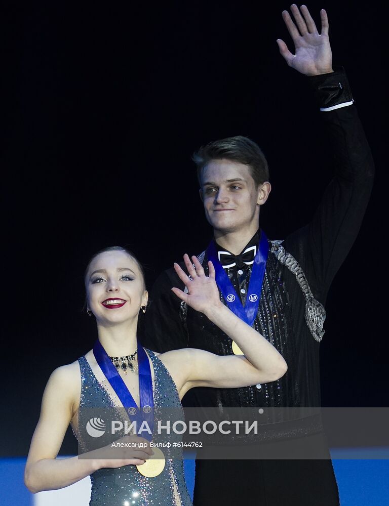 Фигурное катание. Чемпионат Европы. Пары. Церемония награждения